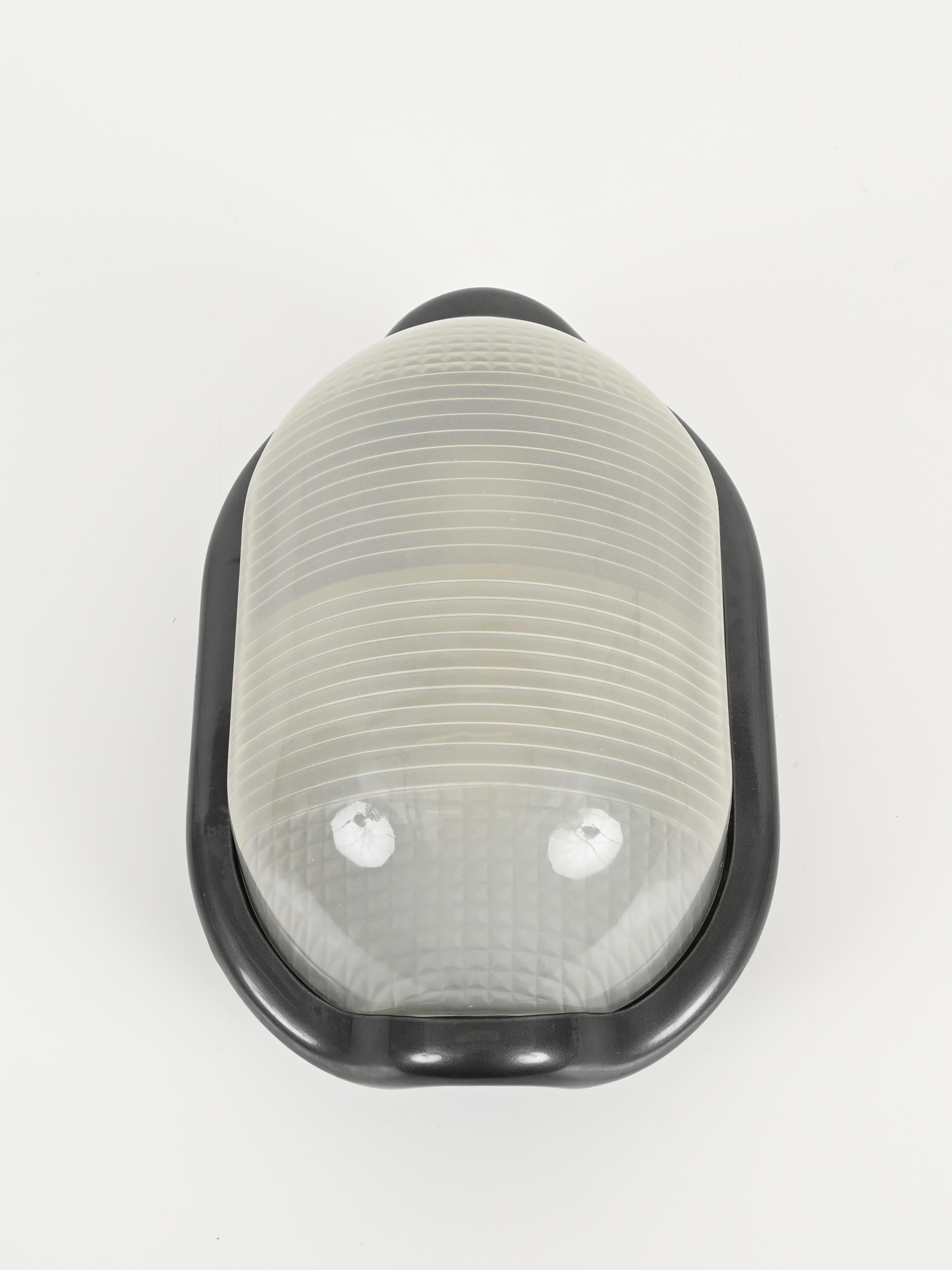 Lampe murale, plafonnier ou lampe de bureau « Noce » grise Achille Castiglioni par Flos, Italie, années 1960 en vente 1