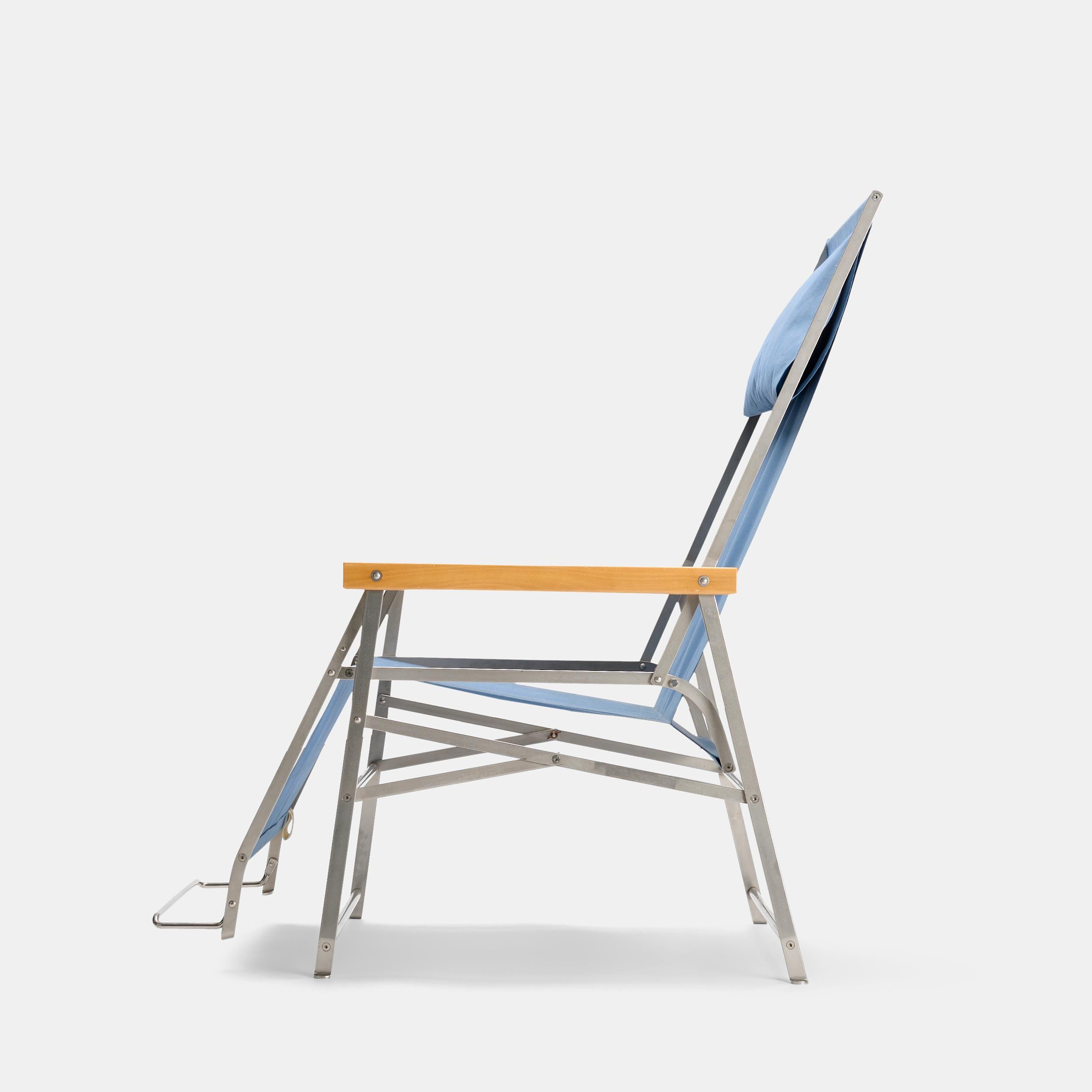 Achille Castiglioni Imperiale Chaiselongue für Zanotta, Italien 1983 (Edelstahl) im Angebot