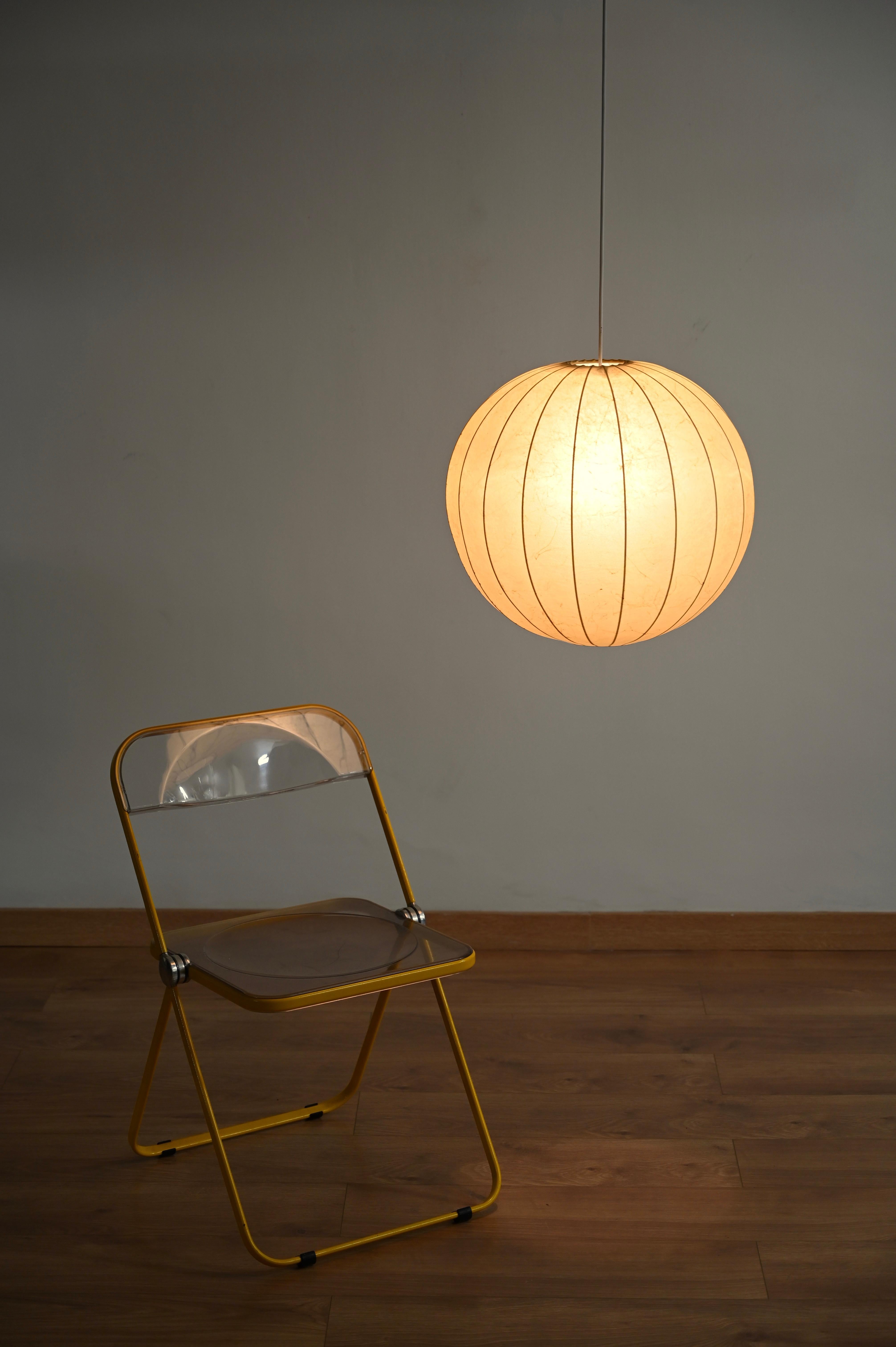 Achille Castiglioni Gran Lámpara Colgante Redonda 