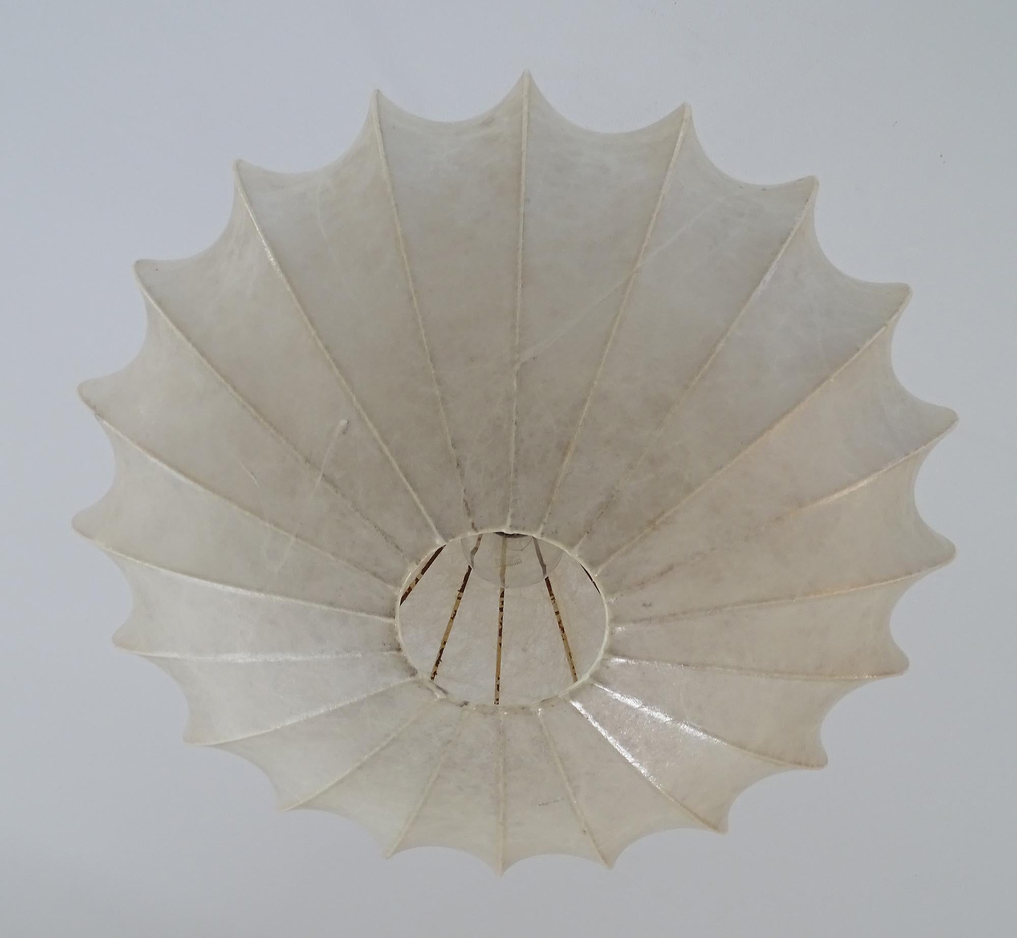 Achille Castiglioni Losange Cocoon Chandelier Pendant Lamp, Midcentury Design For Sale 4