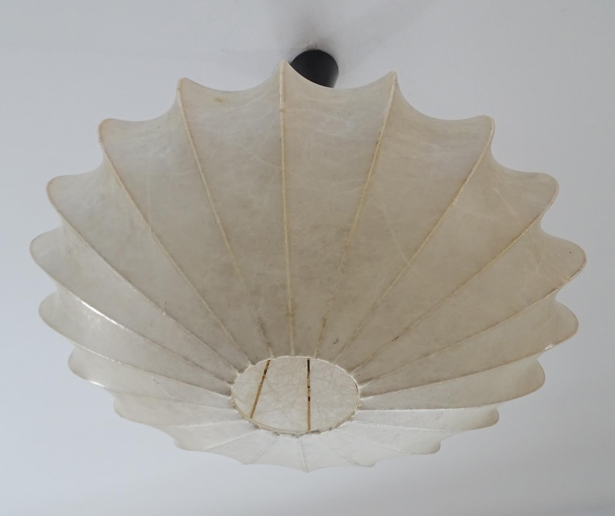 Achille Castiglioni Losange Cocoon Chandelier Pendant Lamp, Midcentury Design For Sale 2