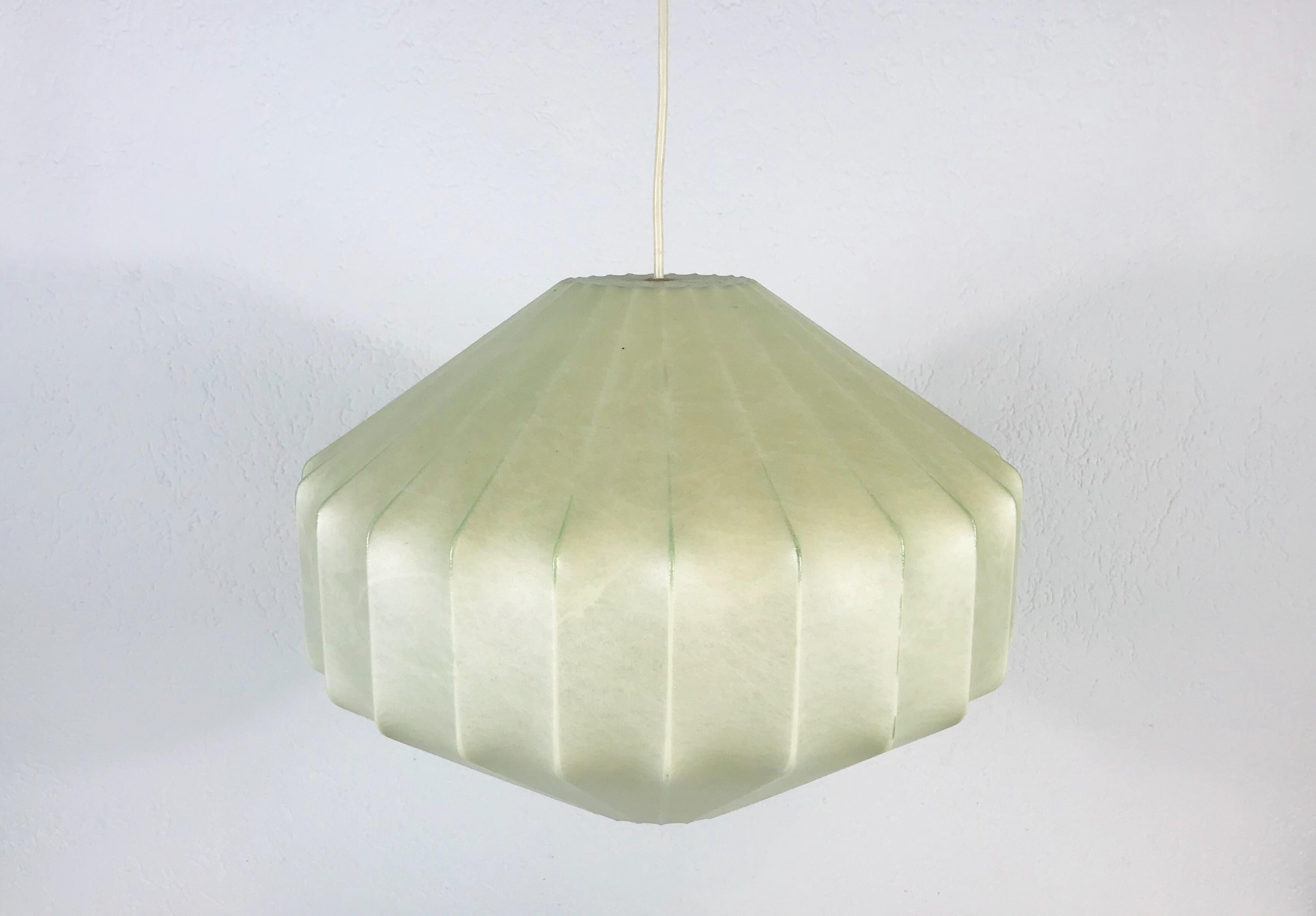 Mid-Century Modern Achille Castiglioni Losange Cocoon Pendant Lamp, 1960s, Italy