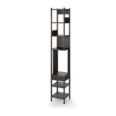 Achille Castiglioni 'Lungangolo' Wood Shelving Unit by Karakter