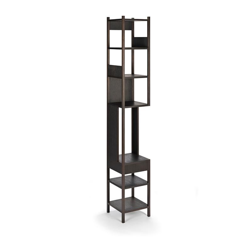 Achille Castiglioni 'Lungangolo' Wood Shelving Unit by Karakter In New Condition For Sale In Barcelona, Barcelona