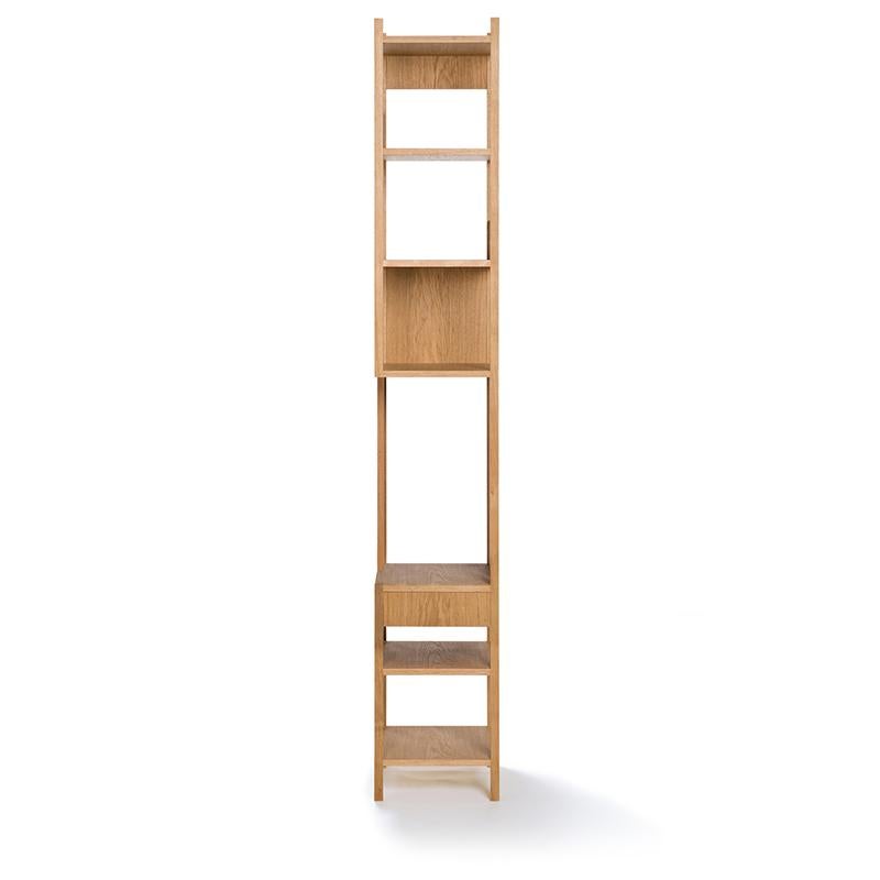 Mid-Century Modern Achille Castiglioni 'Lungangolo' Wood Shelving Unit For Sale