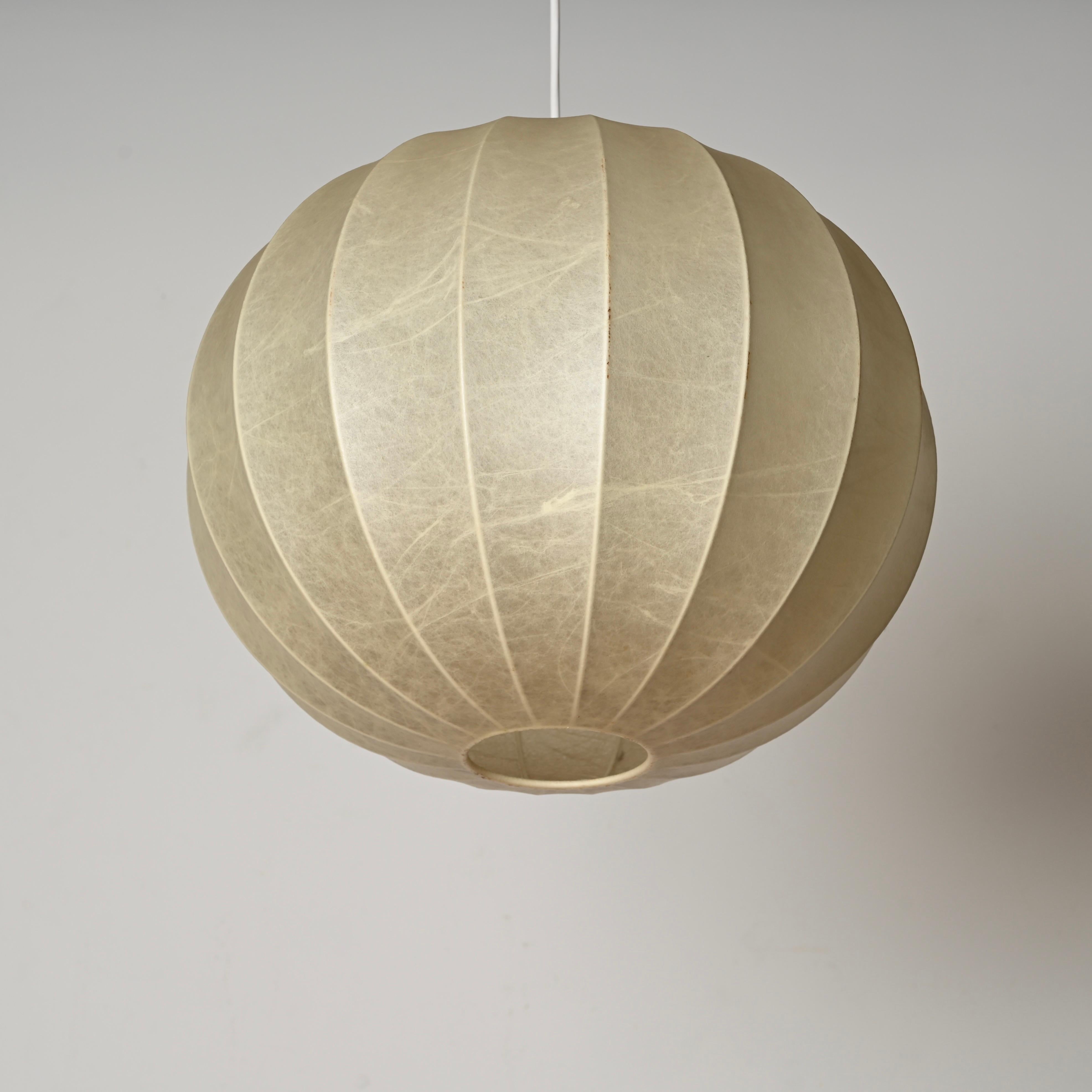 Mid-Century Modern Achille Castiglioni Mid-Century Beige Round 