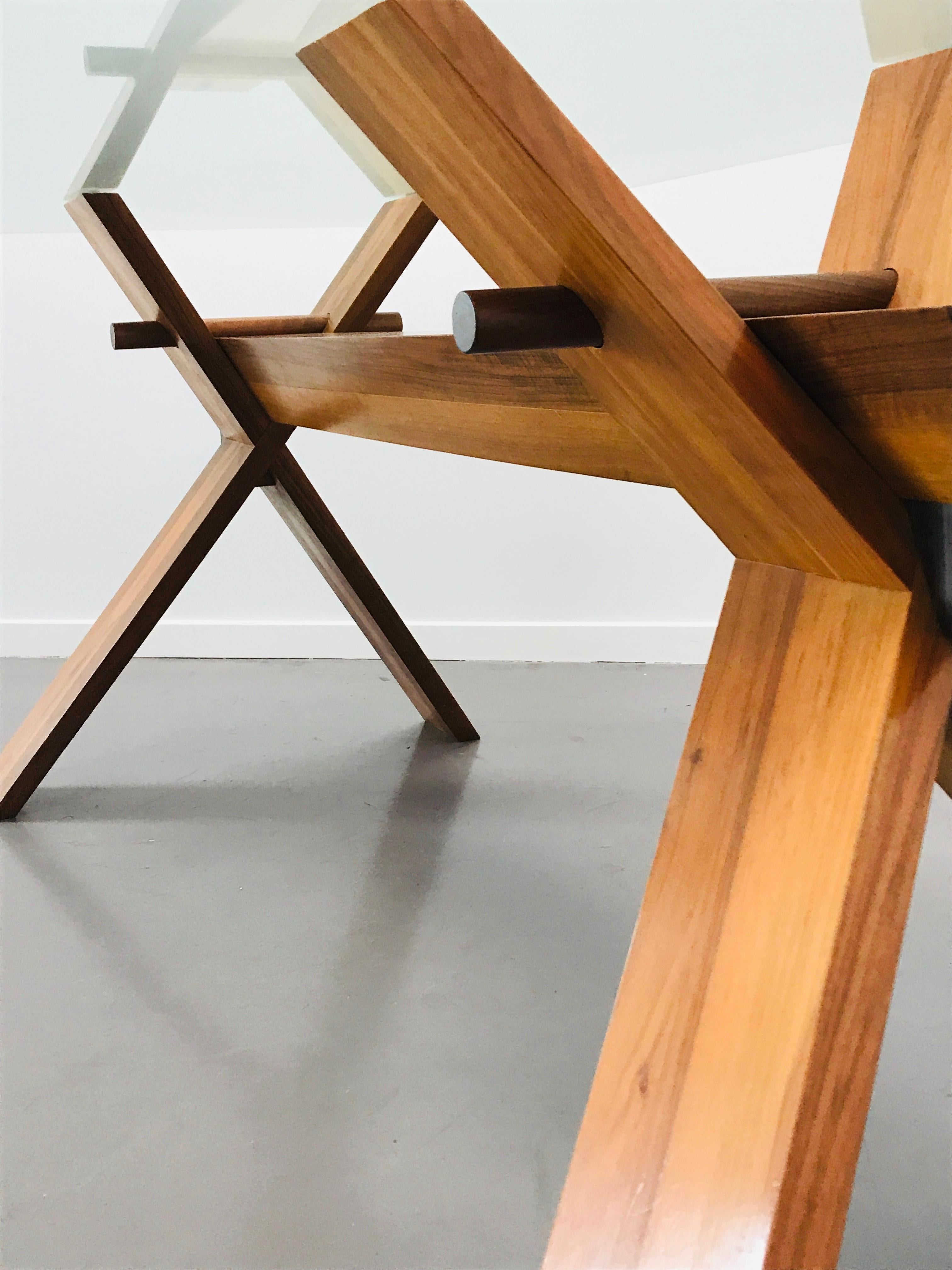 Piana Table Designed by Alfredo Simonit & Giorgio del Piero for Bross In Good Condition In Byron Bay, NSW