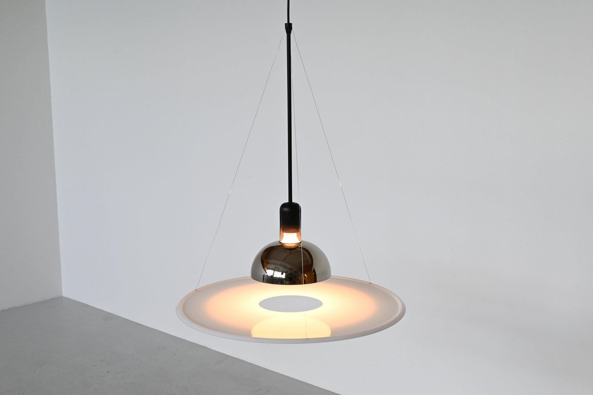 Achille Castiglioni Model Frisbi 850 Pendant Lamp Flos, Italy, 1978 1