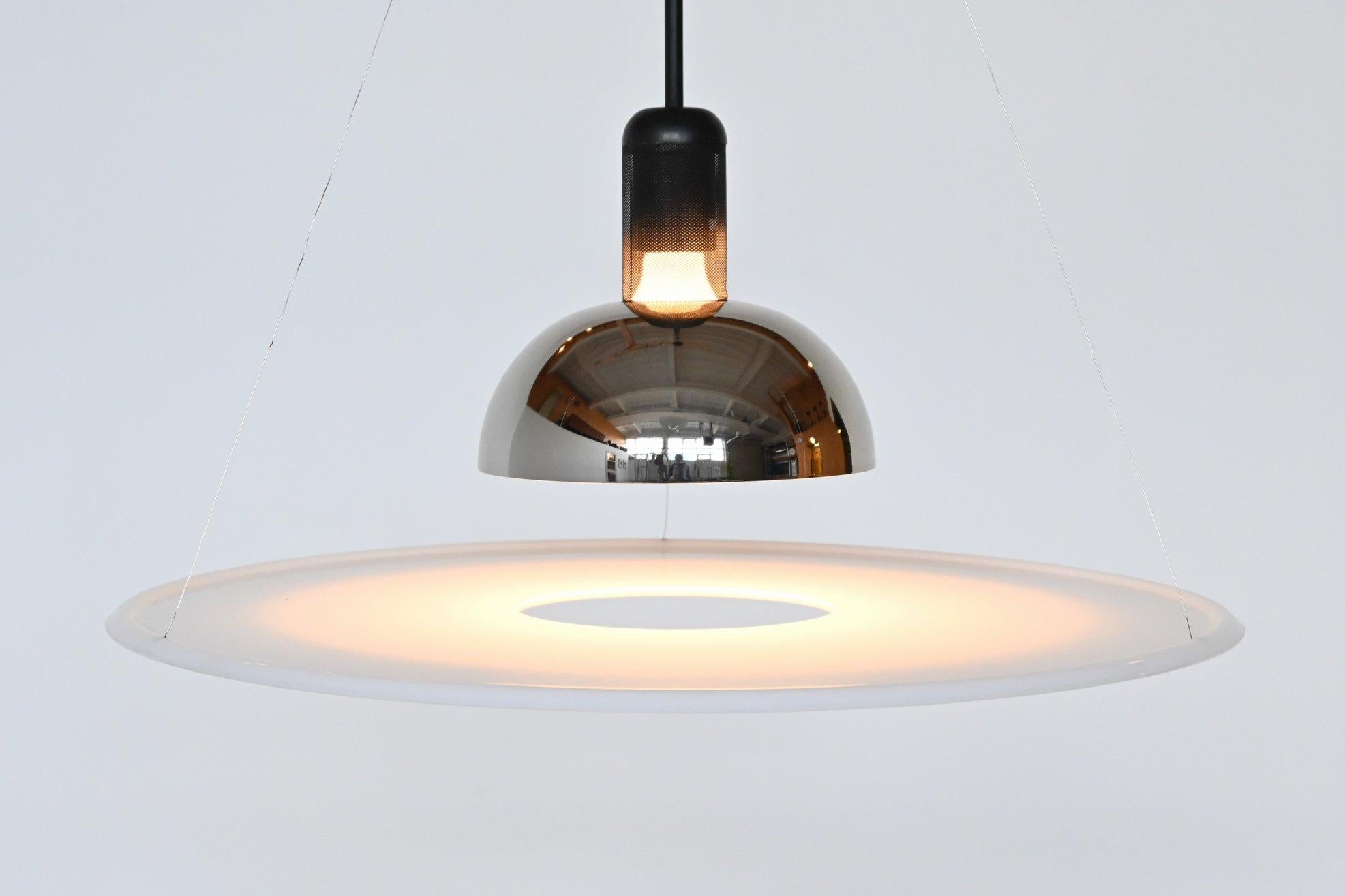 Achille Castiglioni Model Frisbi 850 Pendant Lamp Flos, Italy, 1978 2