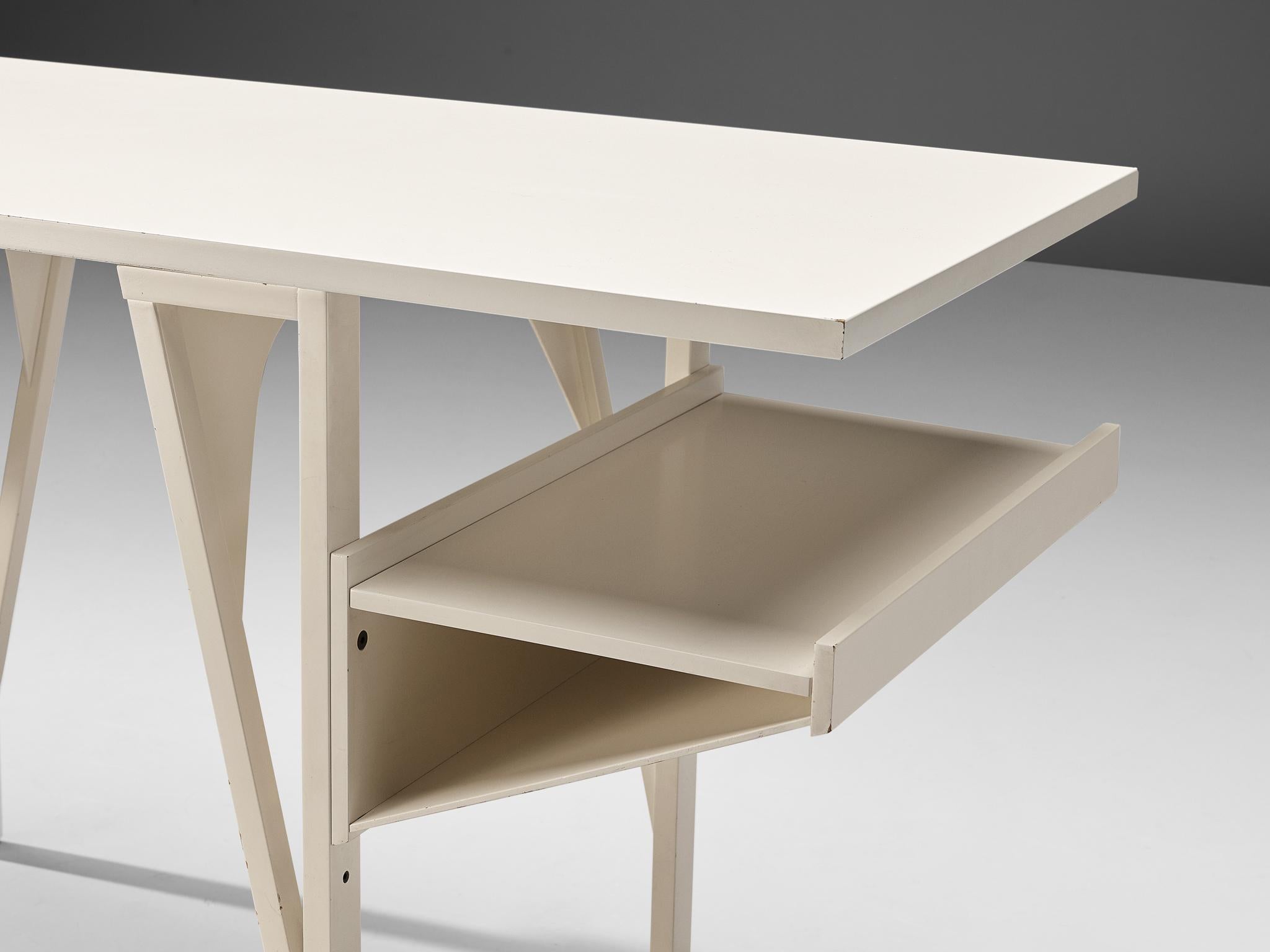 Post-Modern Achille Castiglioni & Paolo Ferrari Desk 'Quark' in Wood