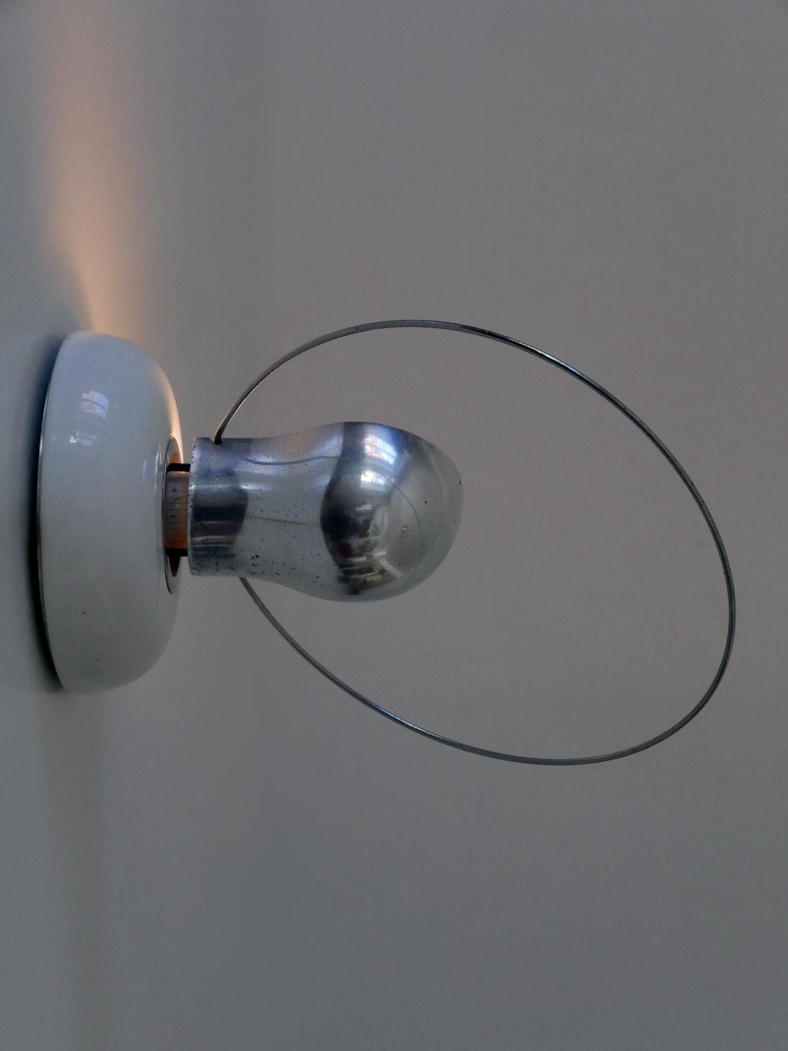 Placcato Achille Castiglioni Sconce 'Bisbi' per Flos Italia anni '70 in vendita