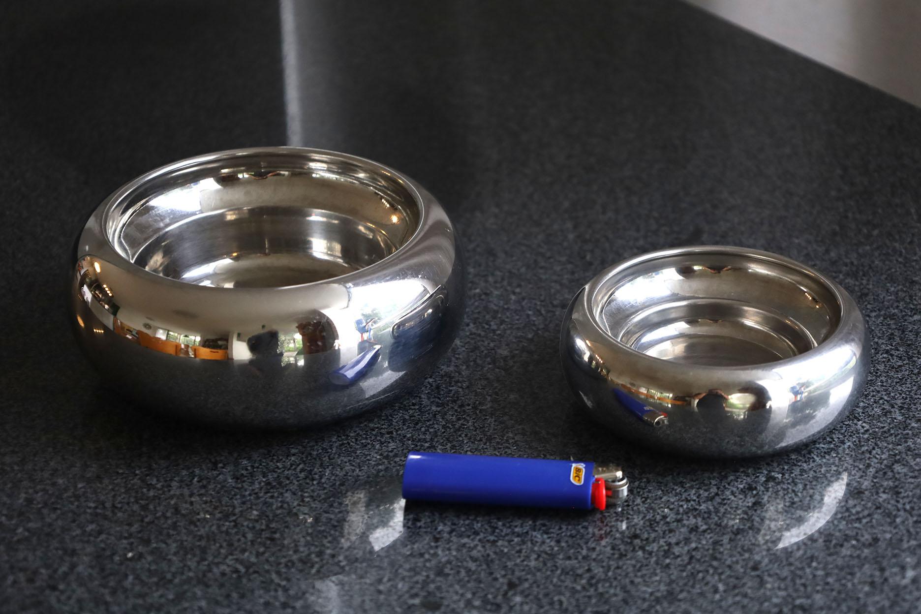 Stainless Steel Achille Castiglioni Spirale Ashtray for Alessi