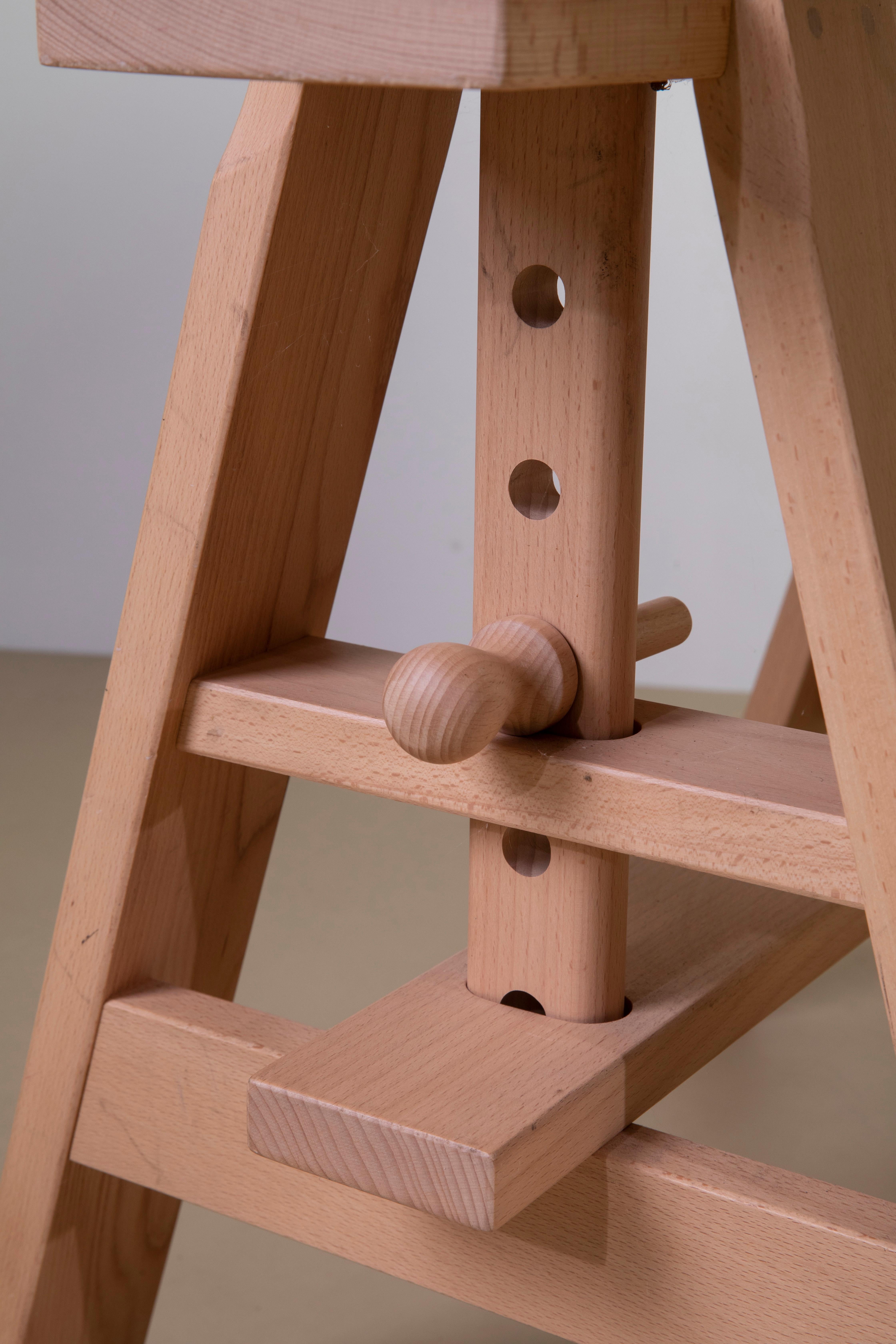 Achille Castiglioni, 'Leonardo' adjustable work table, Zanotta, 1970s In Good Condition For Sale In Firenze, IT