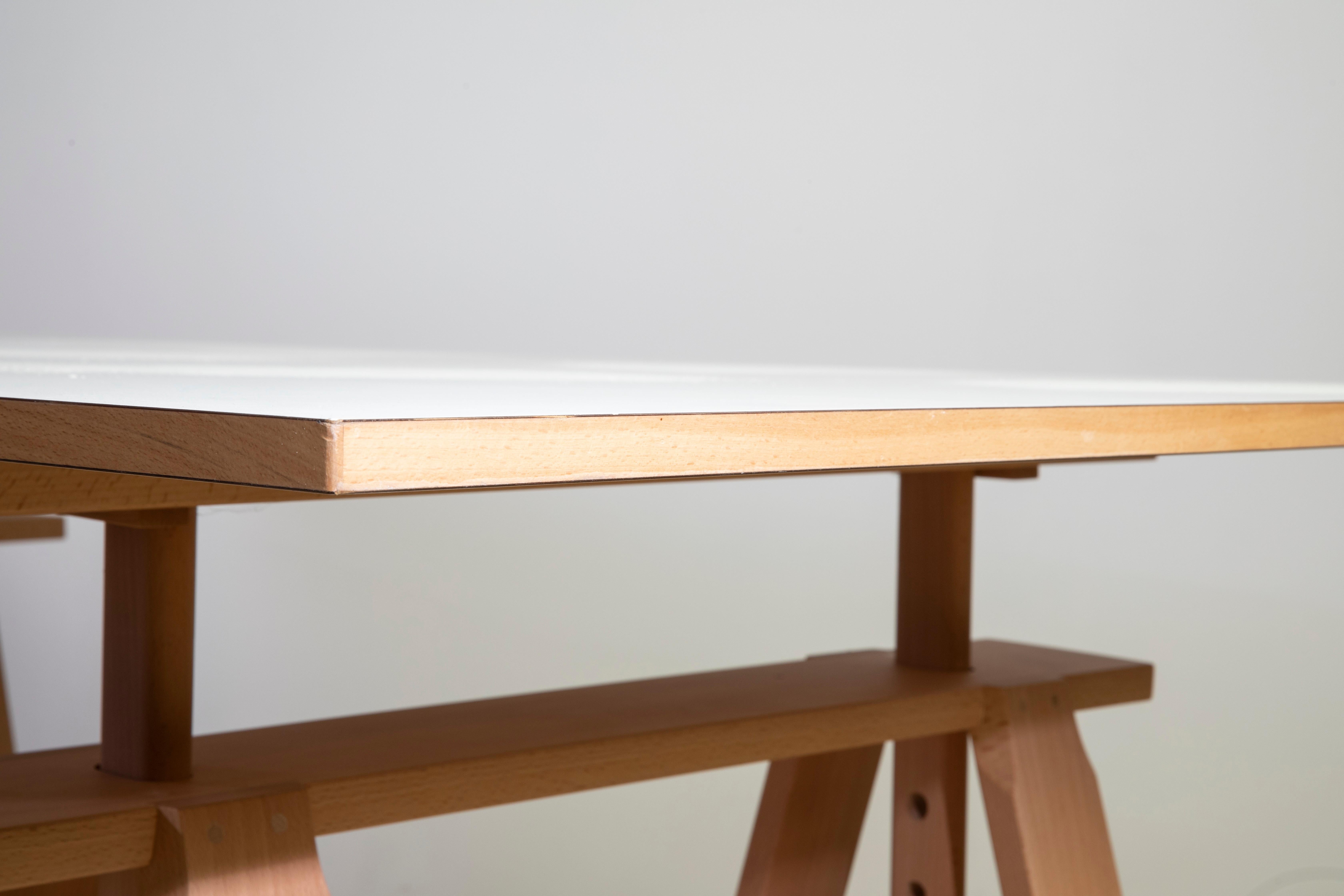 Late 20th Century Achille Castiglioni, 'Leonardo' adjustable work table, Zanotta, 1970s For Sale