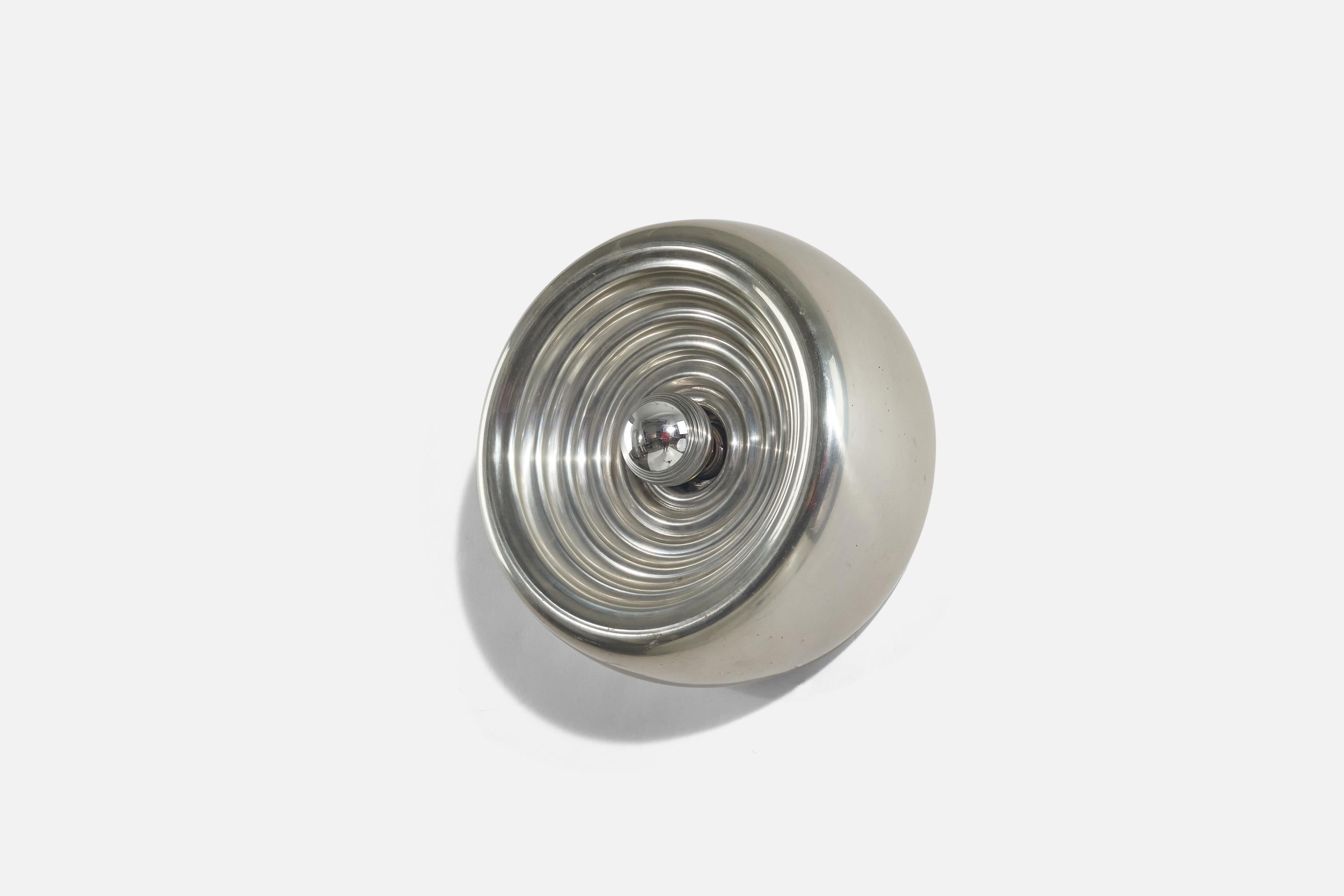 Achille Castiglioni, Wall Light, Aluminum, Flos, Italy, 1970s In Good Condition In High Point, NC