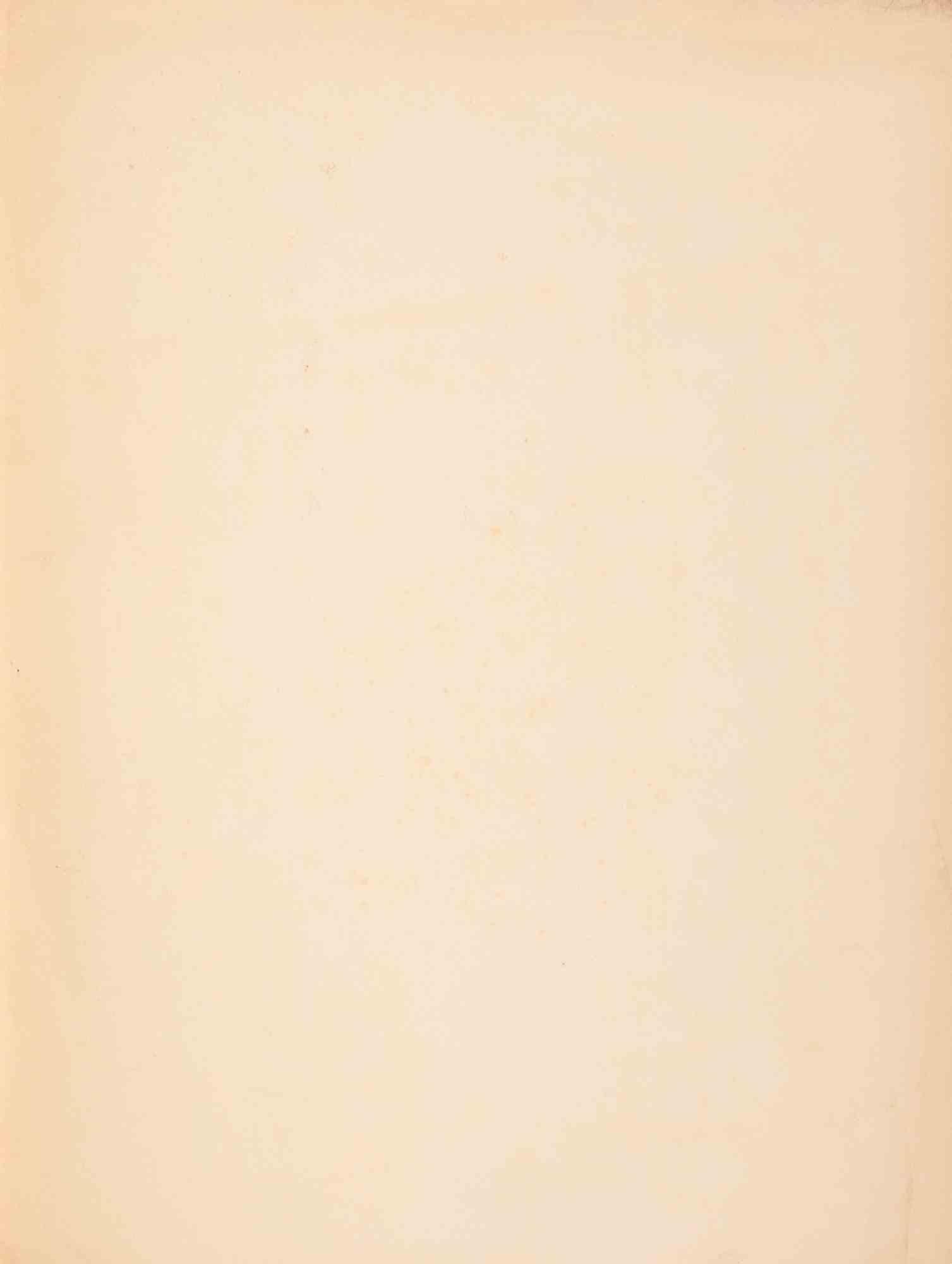 Junge Frau in traditioneller Kleidung - Lithographie von Achille Deveria - 19. Jahrhundert im Angebot 1