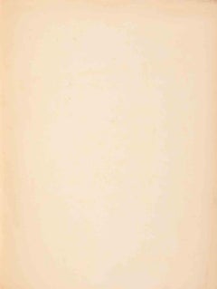 Young Woman in Traditional Dress - Lithograph by Achille Deveria - 19th century