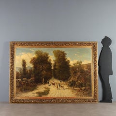 Landscape with Flock and Shepherds 19th century
