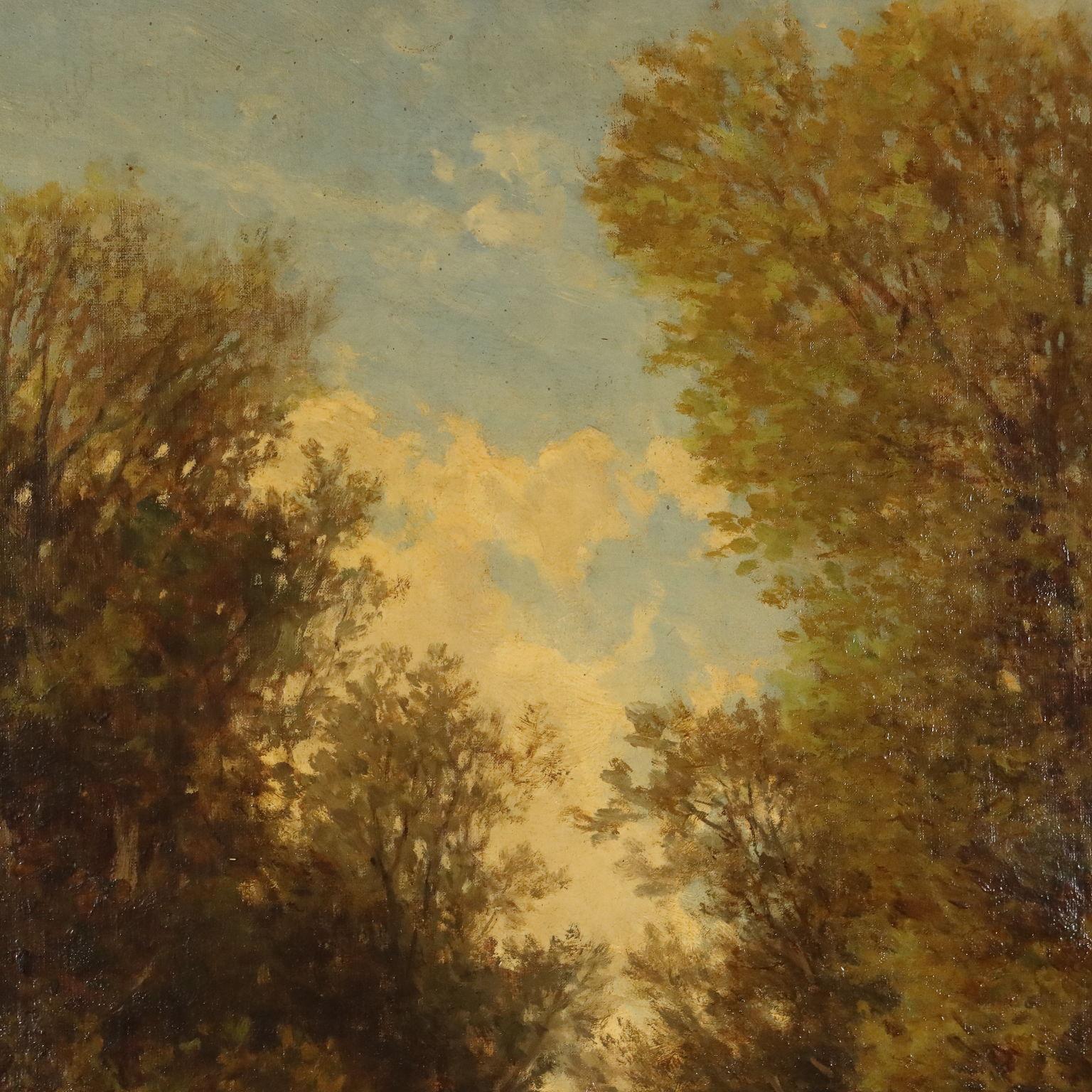Paesaggio con Gregge e Pastori XIX secolo im Angebot 4