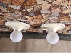 Achille e Pier Giacomo Castiglioni “Light Ball” Ceillings Light Metal Glass 1965