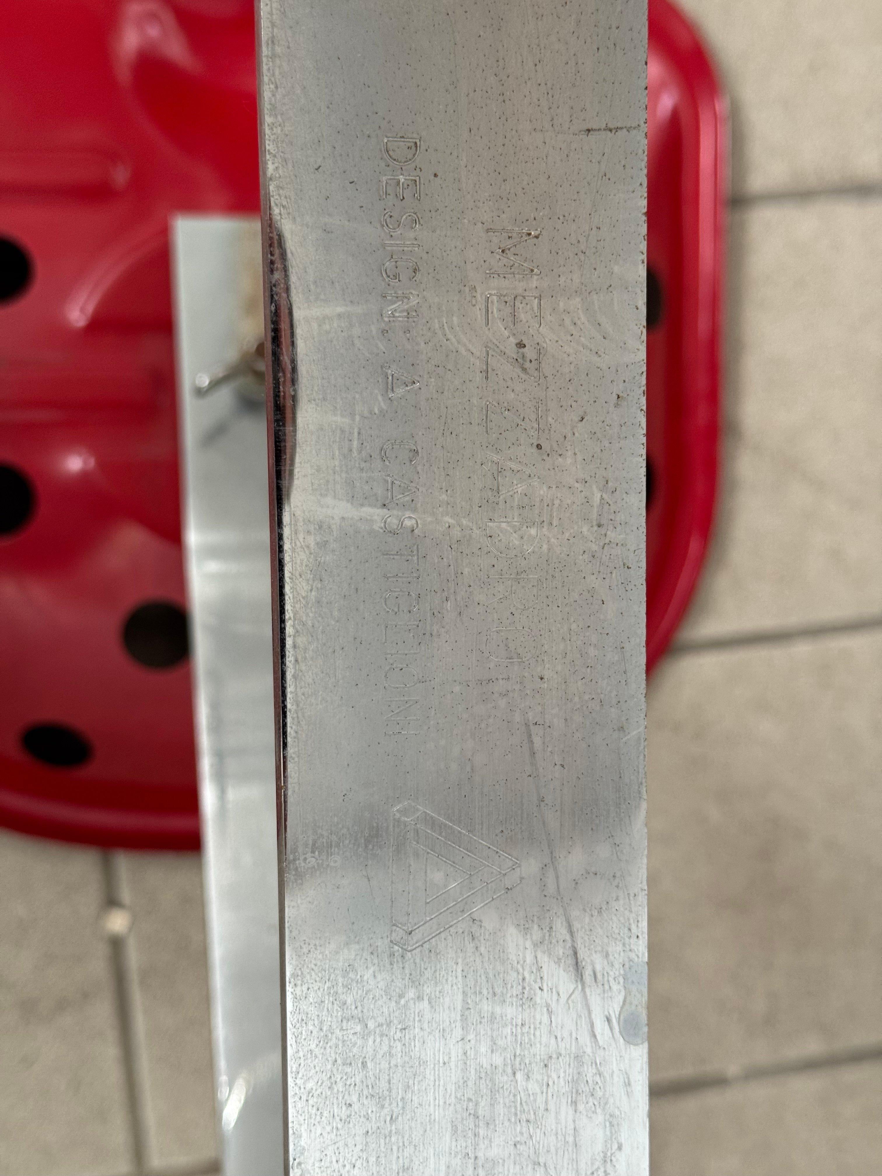 Late 20th Century Achille and Pier Giacomo Castiglioni, Stool mod. Mezzadro, Prod. Zanotta 1970 For Sale