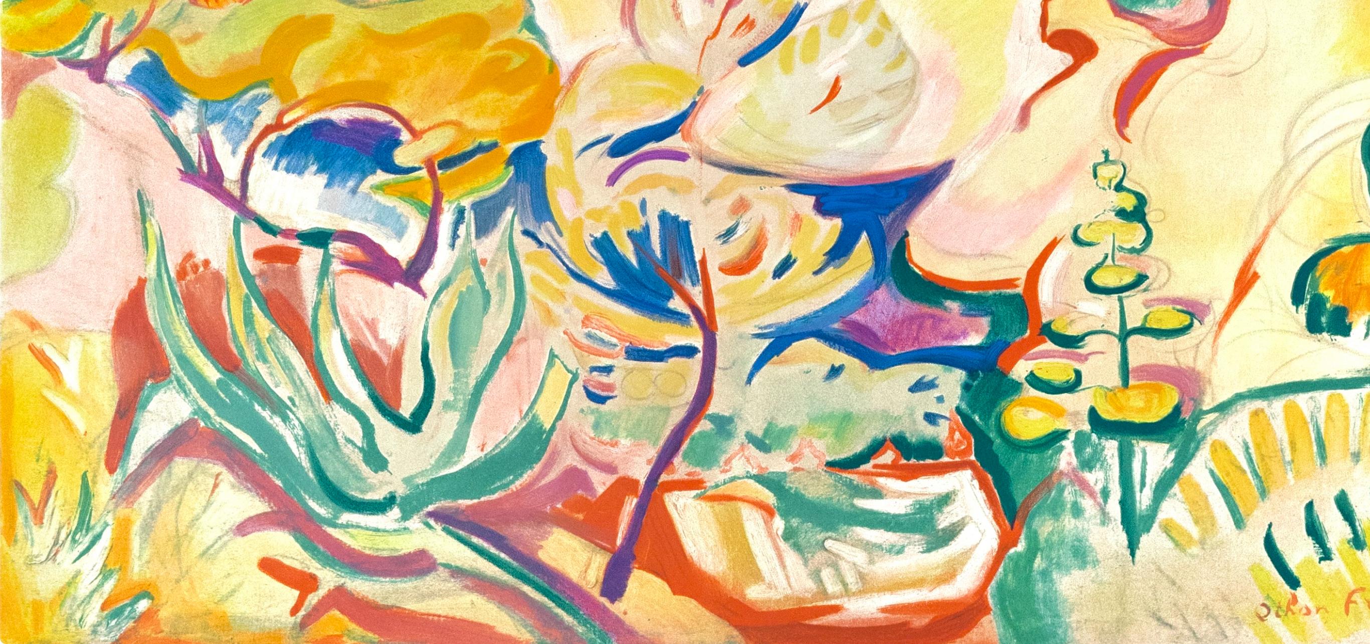 Achille-Emile Othon Friesz, Landscape at La Ciotat, Fauves, VII, 1972 (after) For Sale 3