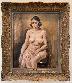 Modele nu assis - Seated nude model