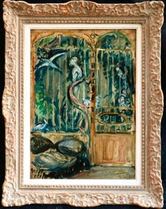 Used The Aviary - 20th Century Post Impressionist Oil, Exotic Birds by Othon Friesz