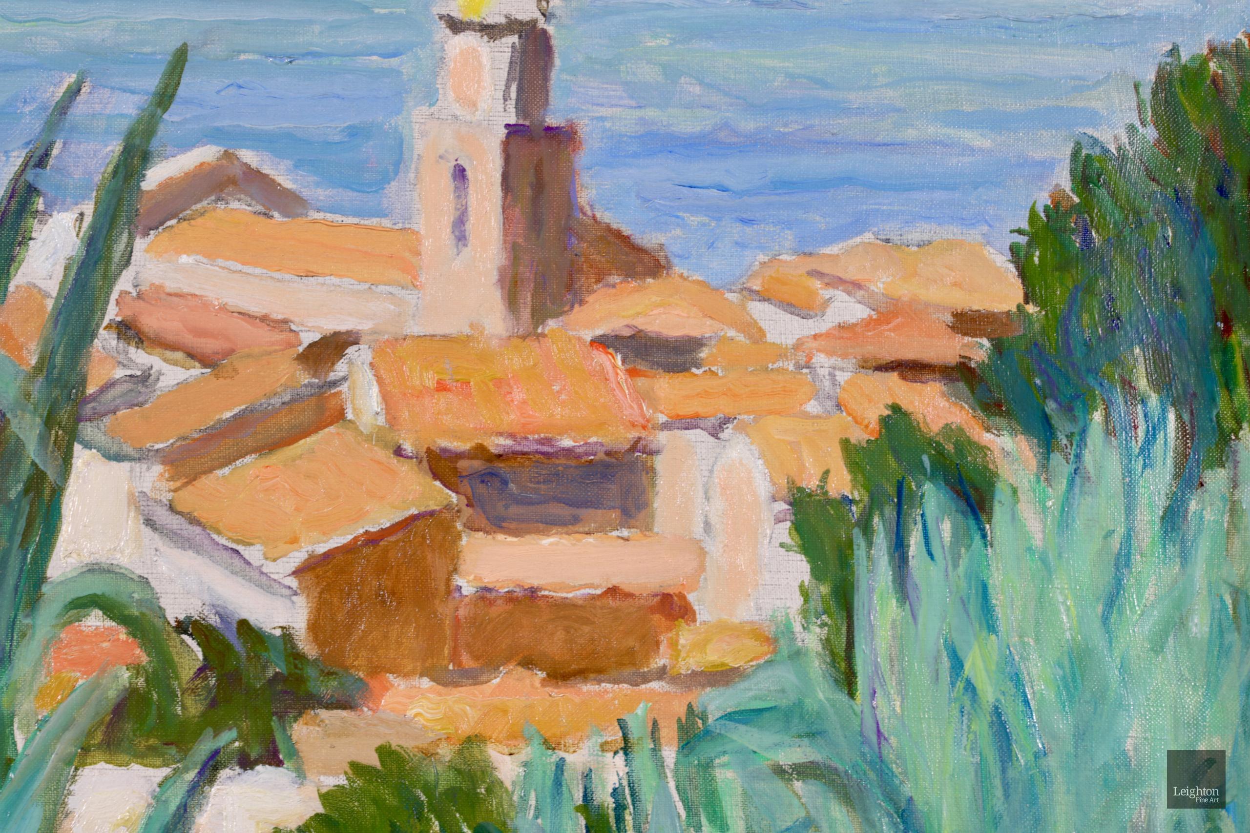 Vue de Saint Tropez - Post Impressionist Oil, Coastal Landscape by Othon Friesz 3