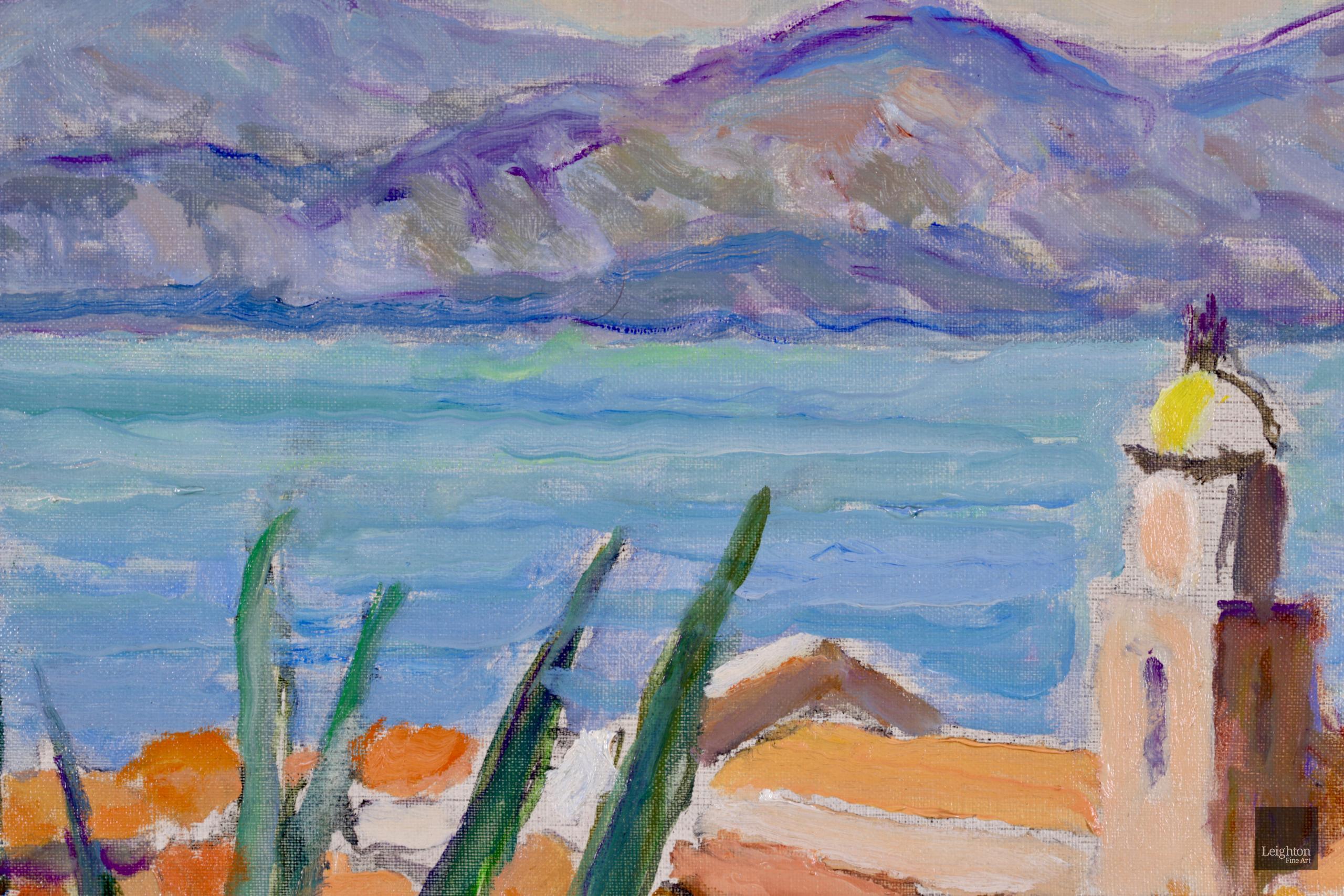 Vue de Saint Tropez - Post Impressionist Oil, Coastal Landscape by Othon Friesz 6