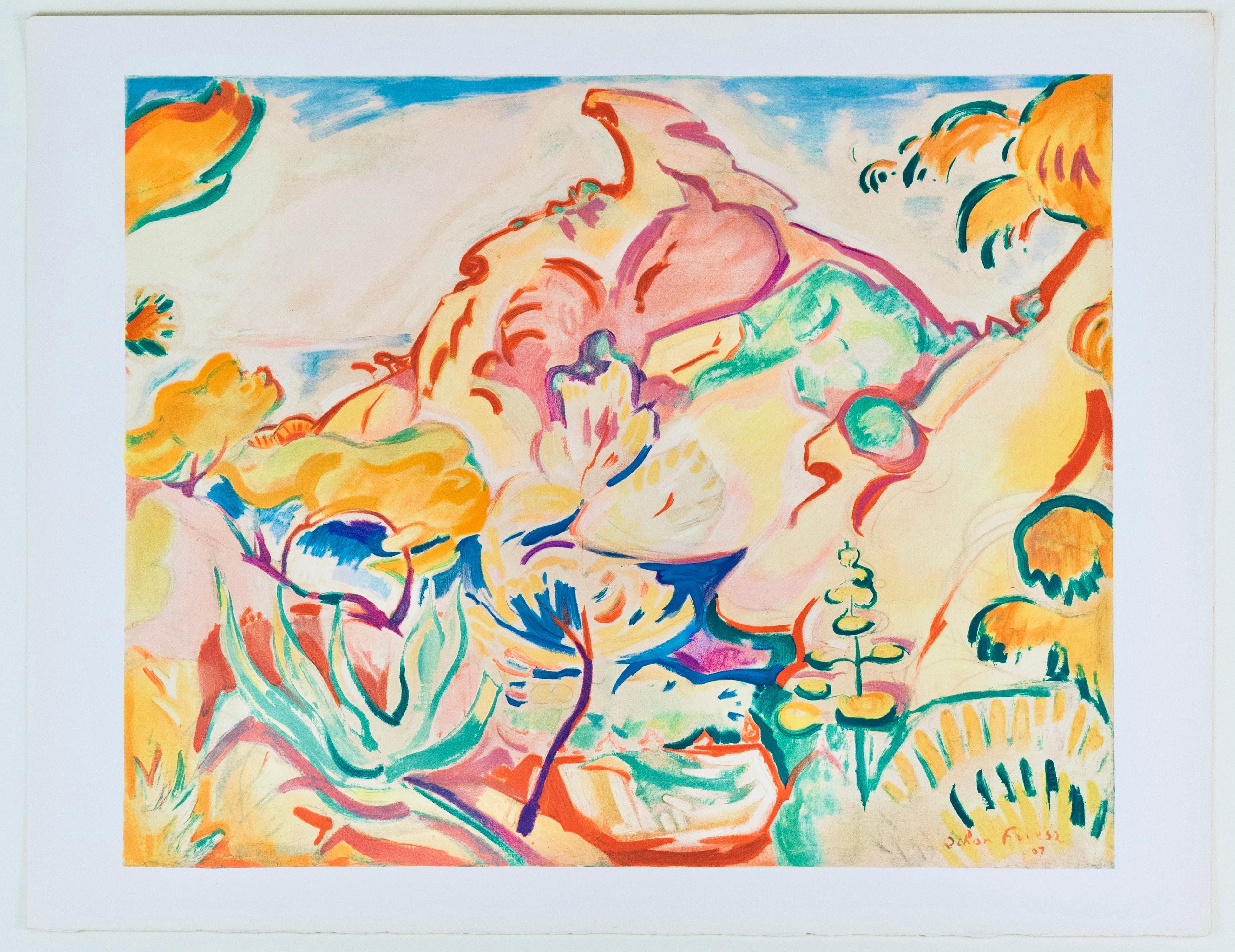 Othon Friesz, Paysage à La Ciotat, Fauves, Sammlung Pierre Lévy (nach) im Angebot 3