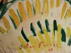 Sainte Victoire Mountain near Aix en Provence - Lithograph, 1972