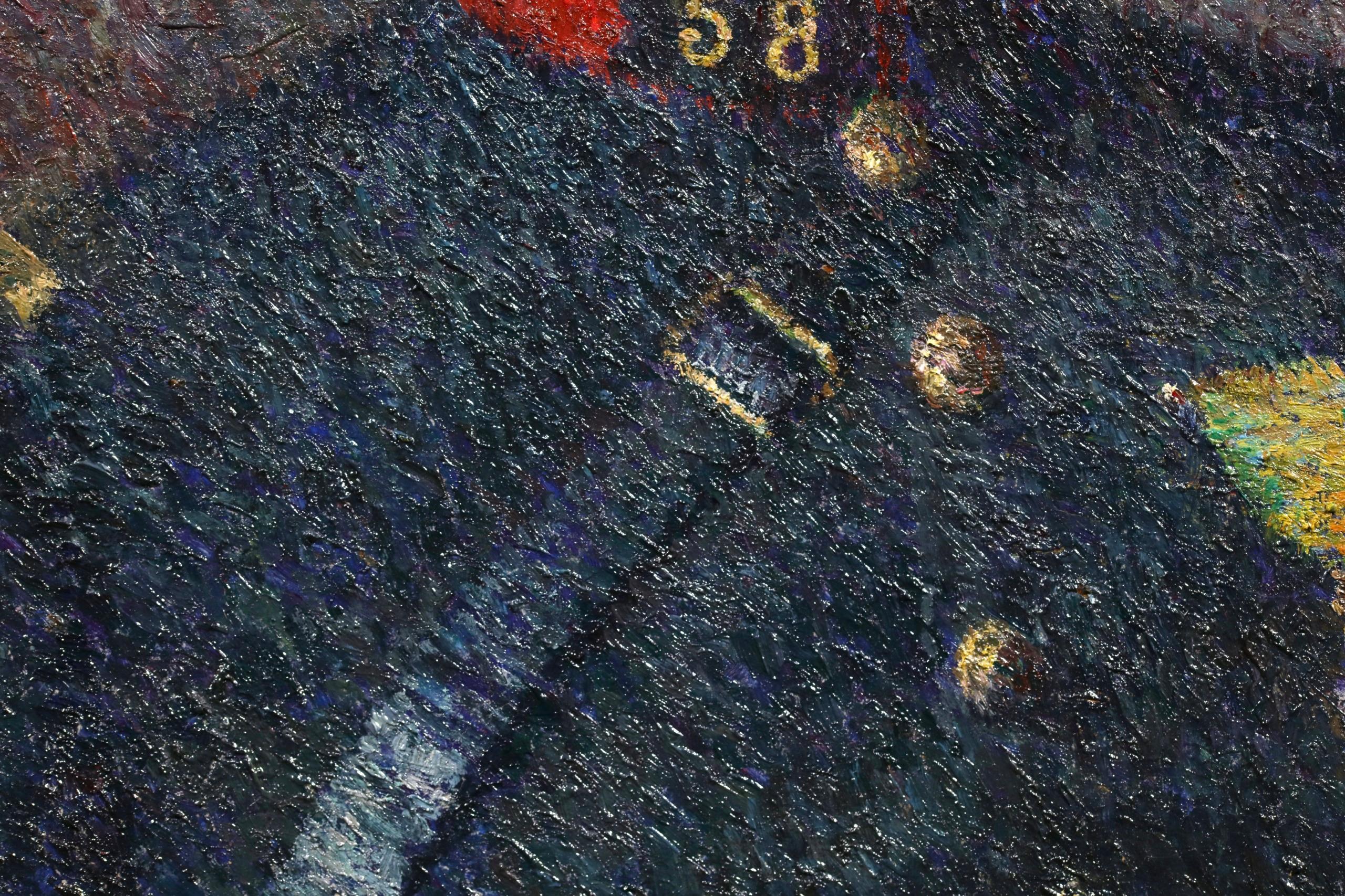 Ritratto firmato olio su tela del 1898 circa del pittore neo-impressionista francese Achille Lauge. L'opera ha una bella texture a impasto ed è il ritratto di un capostazione francese.

Firma:
Timbrato con cachet sul retro

Dimensioni:
Con cornice: