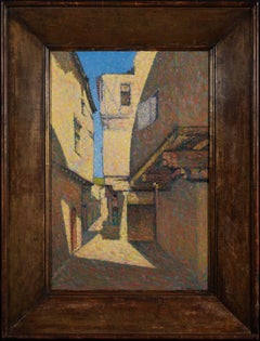 Rue à Alet-les-Bains - Achille Laugé, Neoimpressionist, französisch, Malerei, Kunst