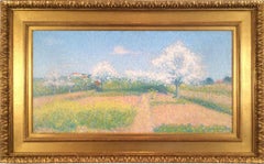 "Verger de l’Ariste" French 20th century oil on canvas