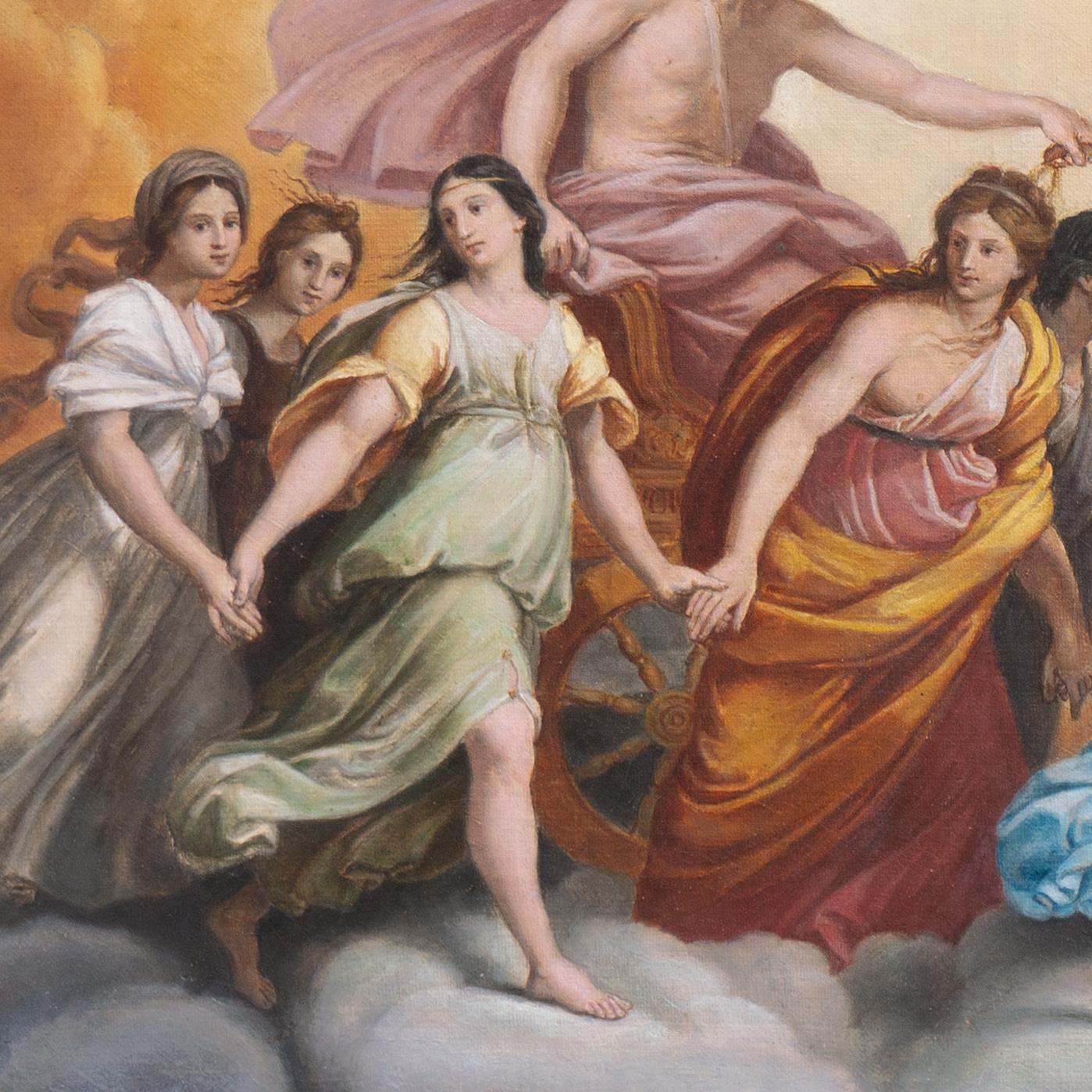 'Aurora', Baroque, Classical, Mythological Oil, Guido Reni, Quirinal, Rome For Sale 6