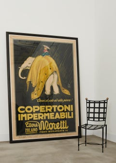 Achille Luciano Mauzan Commercial Ad Poster for Moretti