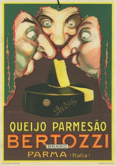 Bertozzi Parmesan Reggiano Cheese - Original Store Display Ad (Portuguese) Small