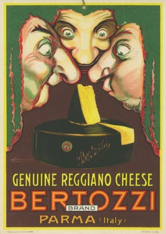 Bertozzi Parmesan Reggiano Cheese - Original Store Display Ad - Small