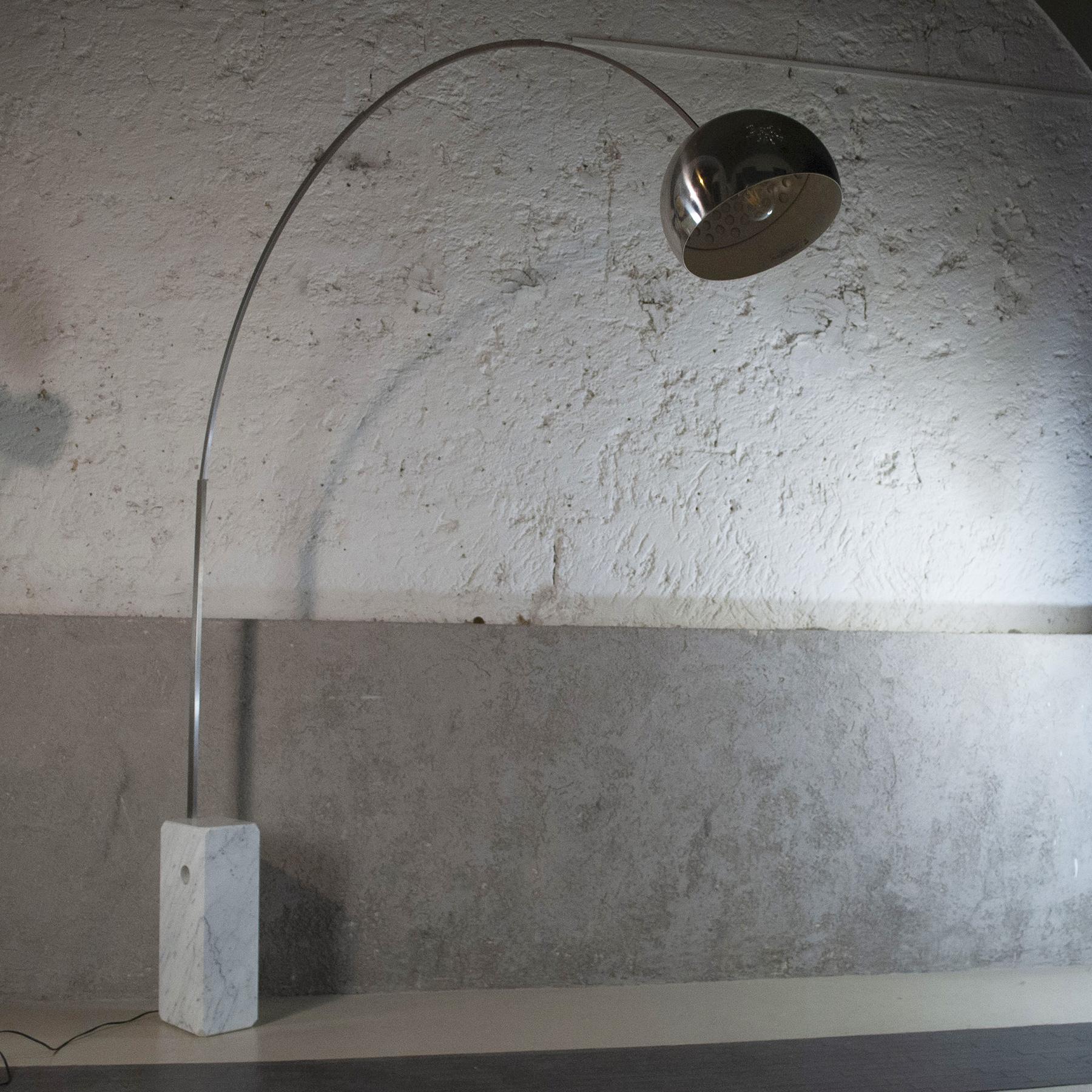 Achille & P. Giacomo Castiglioni Floor Lamp Arco, 1960's For Sale 8