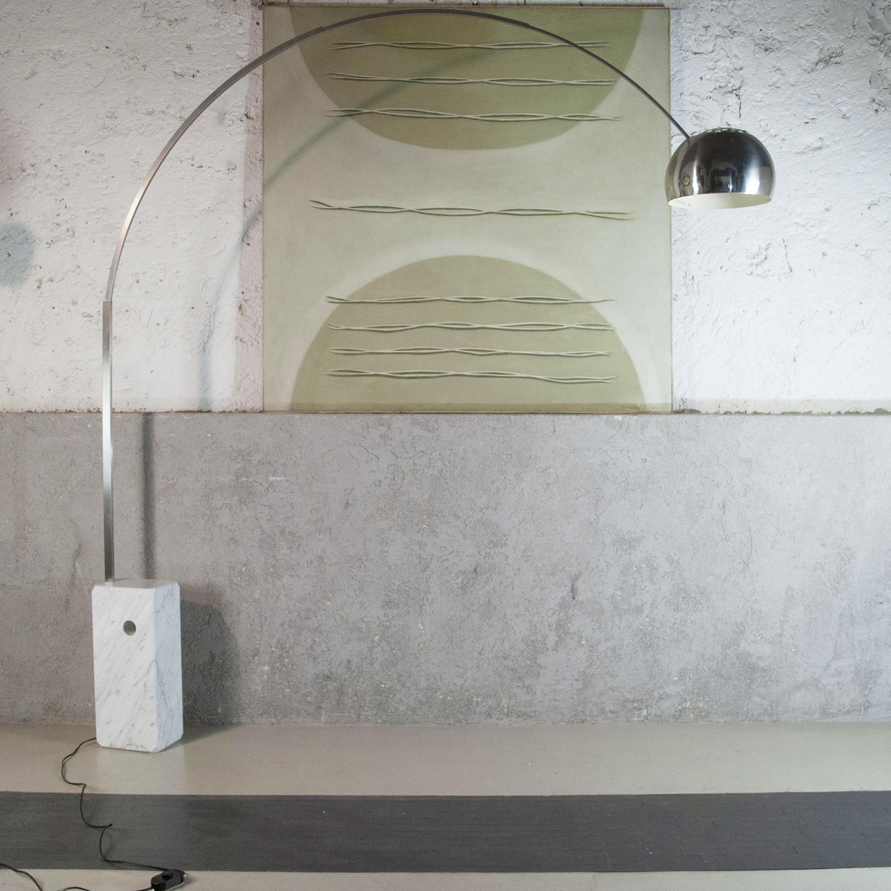 Achille & P. Giacomo Castiglioni Floor Lamp Arco, 1960's For Sale 10