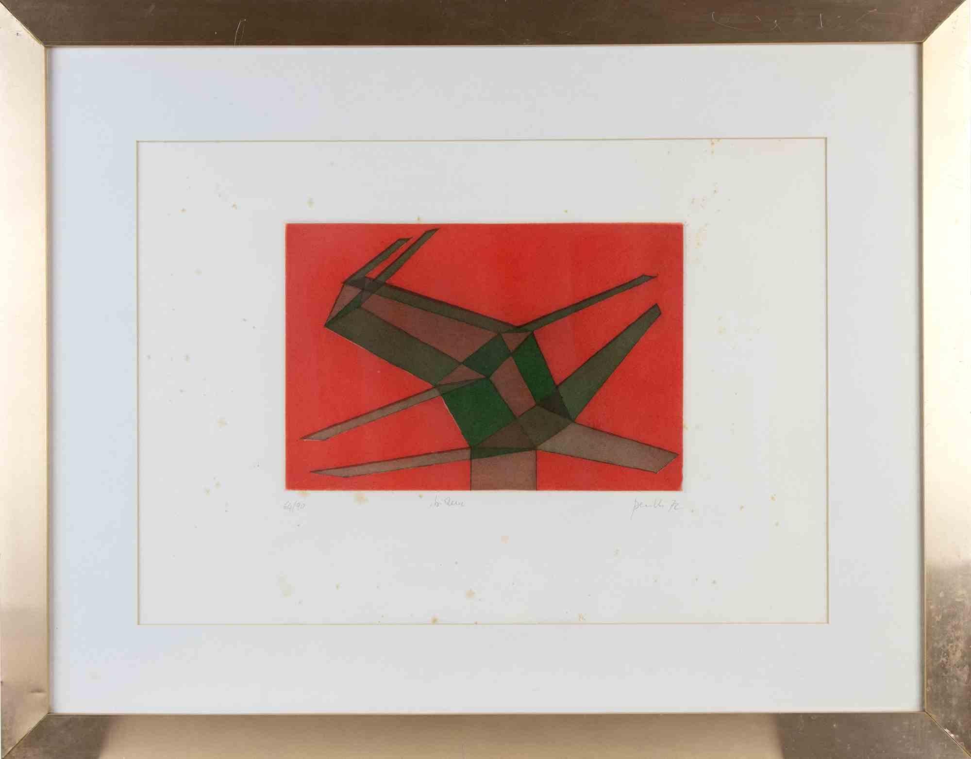 Ibidem - Lithograph by Achille Perilli - 1972 For Sale 1