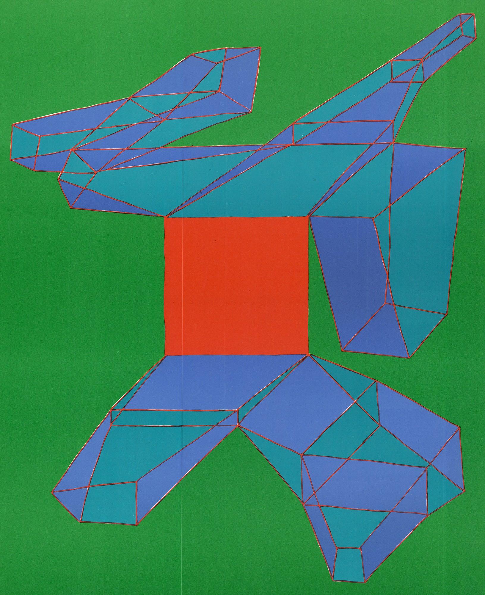 Galería Marlborough, Roma - Print Contemporáneo de Achille Perilli