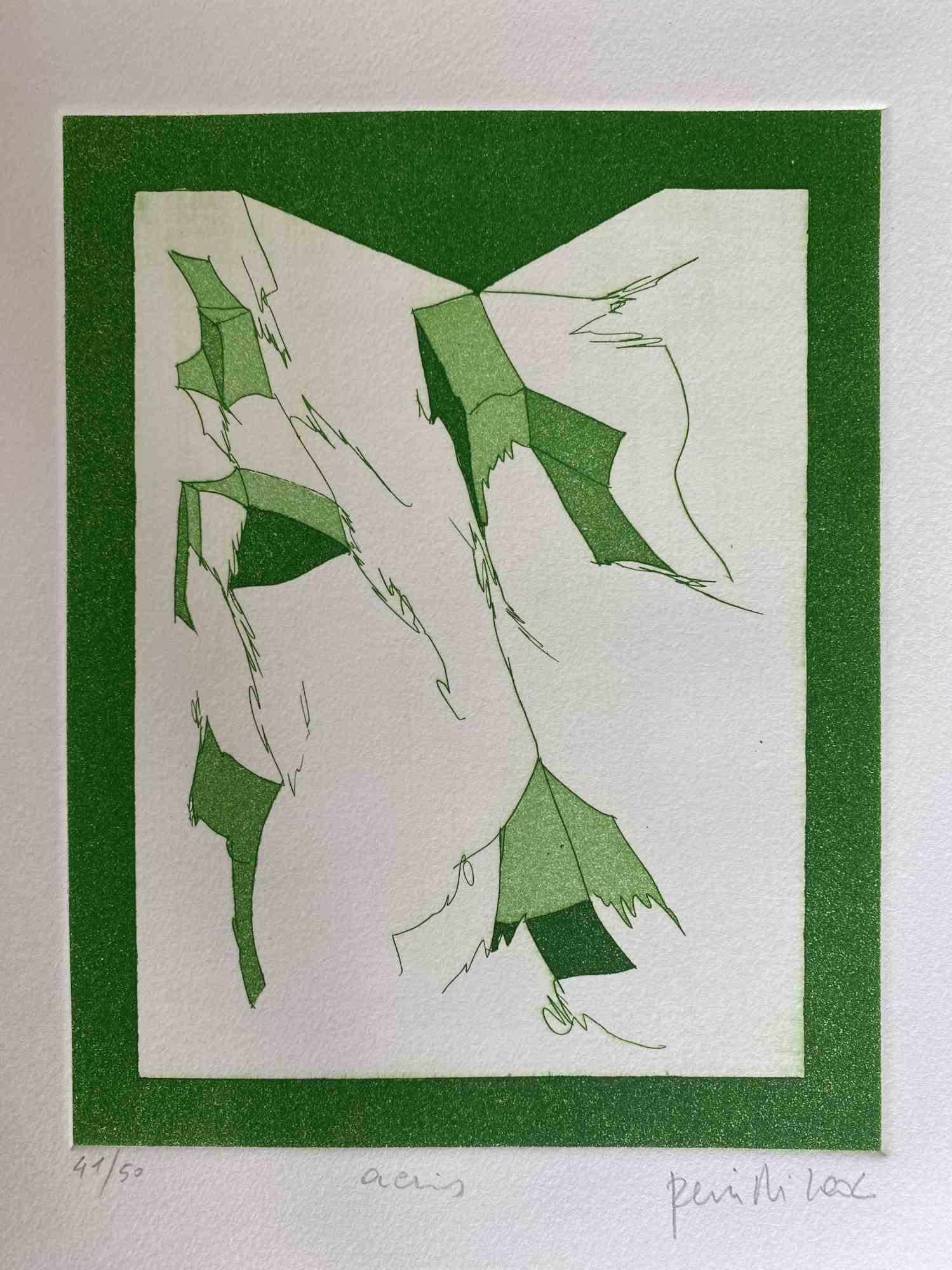 Mottetti – Radierung von Achille Perilli – 2002