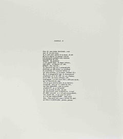 Phrases - Passage - Etching by Achille Perilli - 1999