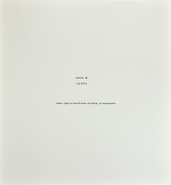 Phrases - Sombre - Etching by Achille Perilli - 1999