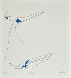 Phrases - Souffle - Gravure d'Achille Perilli - 1999