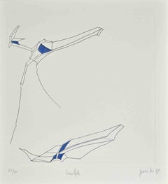 Phrases - Souffle - Gravure d'Achille Perilli - 1999