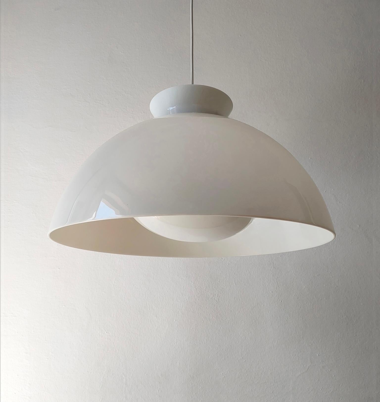 Mid-Century Modern Lampe suspendue KD6 Achille & Pier Giacomo Castglioni pour Kartell 1959 Italie en vente