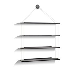 Achille &, Pier Giacomo Castiglioni Black Libreria Pensile For Karakter